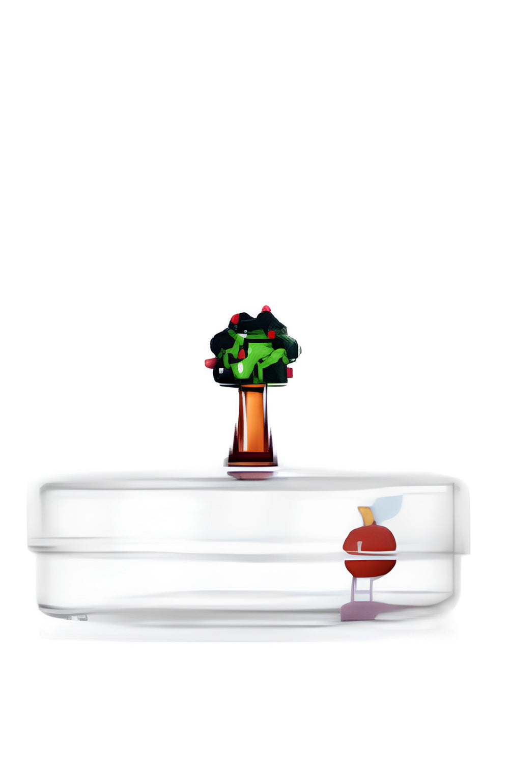 Ichendorf Milano-Red Apple Elma Ağacı Figürlü Cam Saklama Kabı-Saklama Kabı-1-roqelvaxirum.shop
