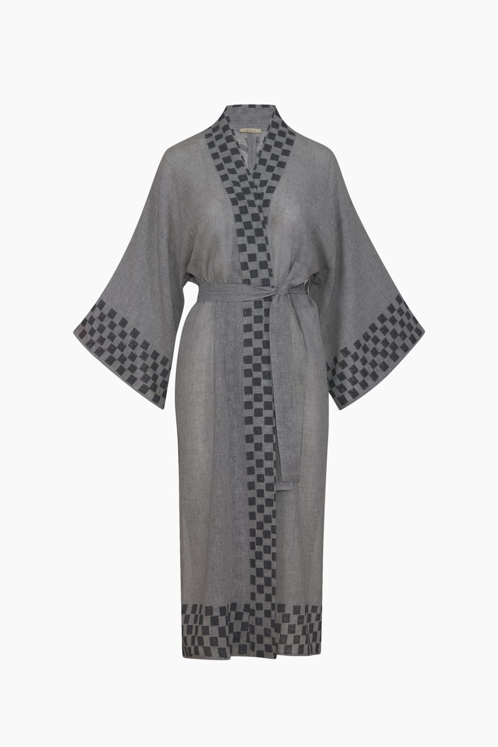 İkikız-Dama Desenli Kimono-Kimono-4-roqelvaxirum.shop