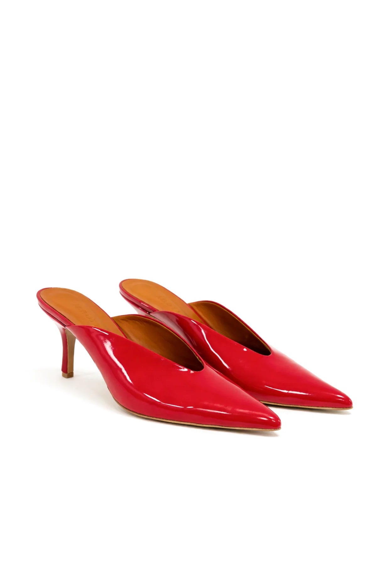 Evelia Rugan 7 Cm Topuklu Terlik