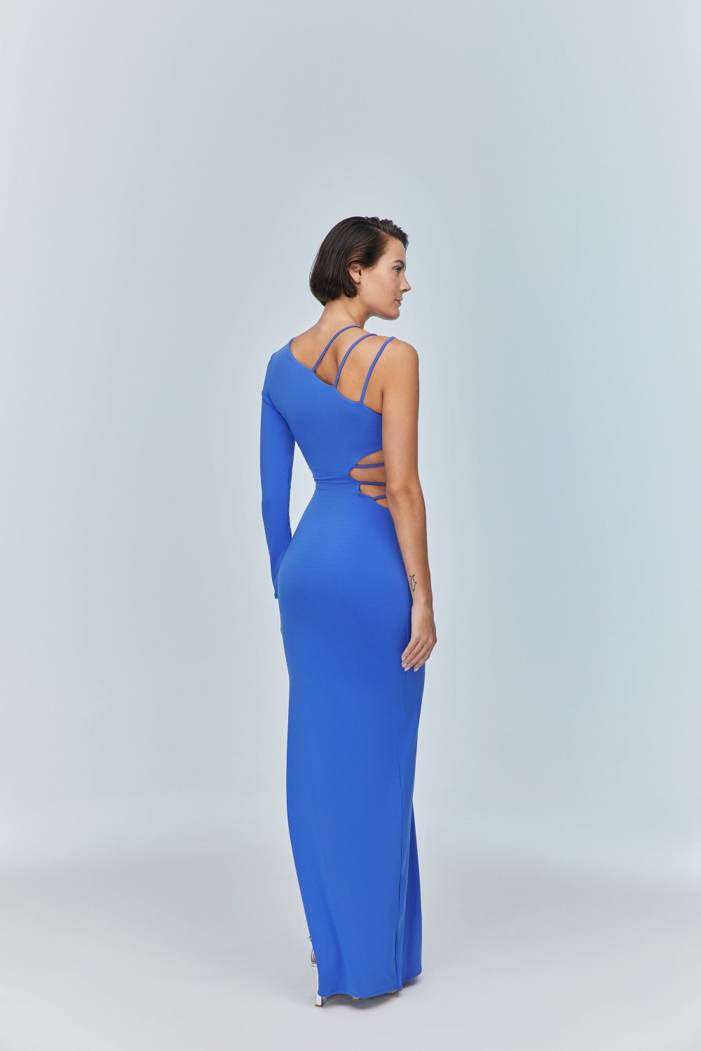 Jendue-Aurora One Shoulder Maxi Dress-Elbise-3-roqelvaxirum.shop