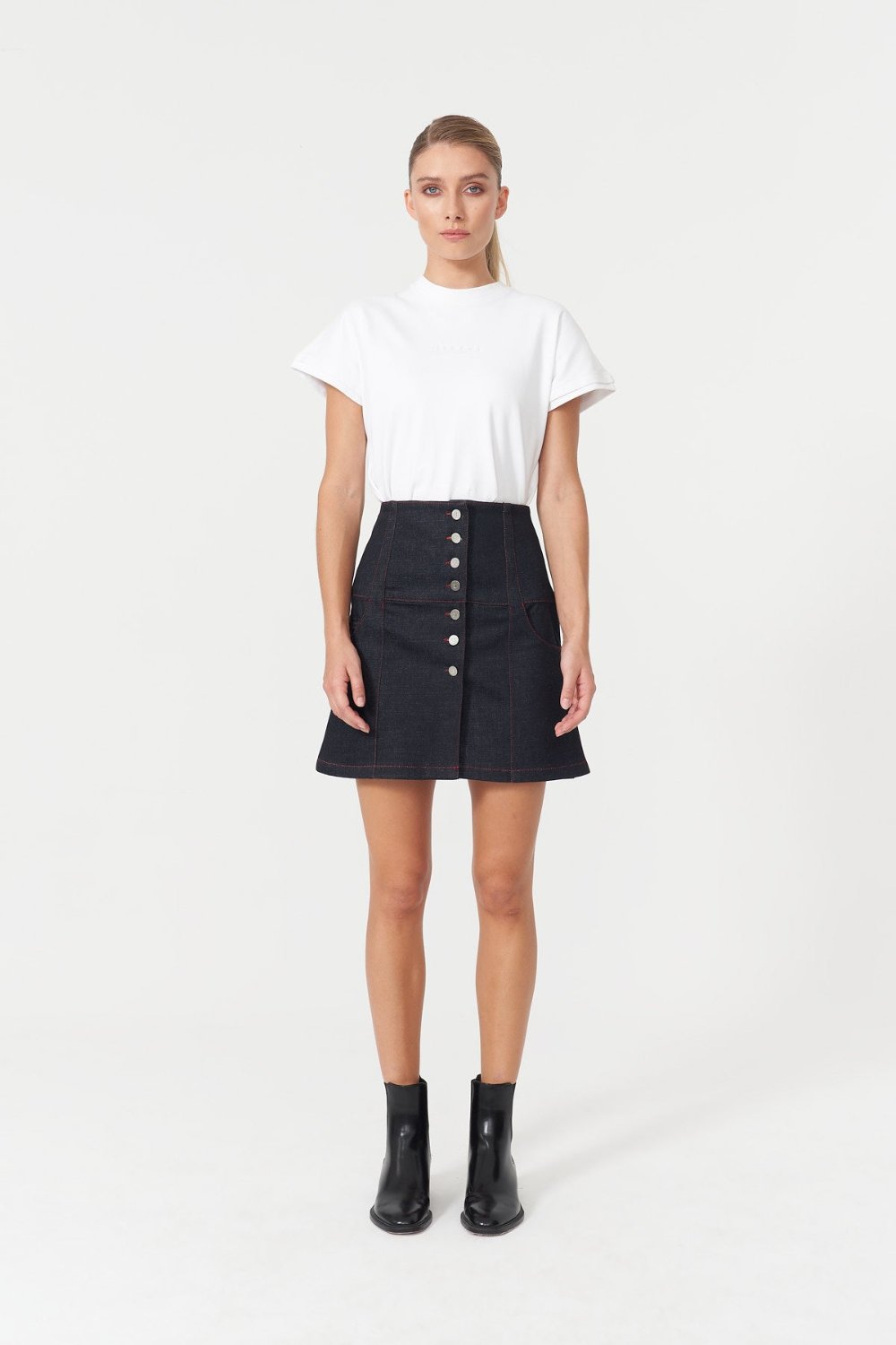Jendue-Chaby Mini Skirt Deep Blue-Etek-1-roqelvaxirum.shop