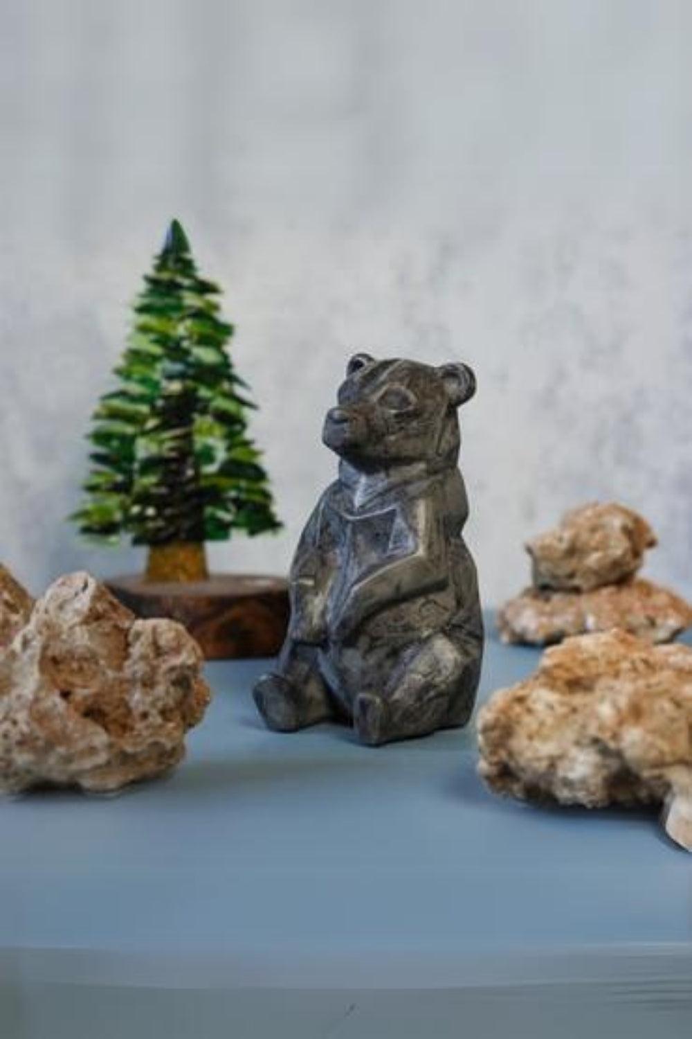 Jomo Tasarım-Beton Köşeli Boz Ayı-Biblo-1-roqelvaxirum.shop