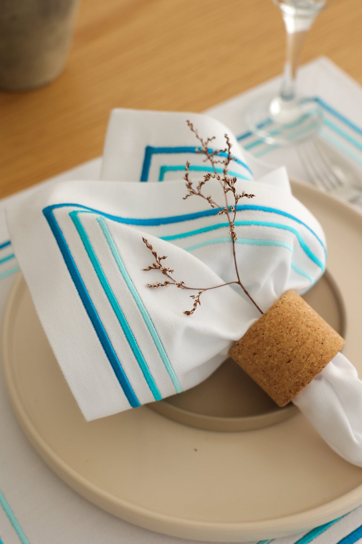 KM Home Collection-2'li Set Aqua Amerikan Servis-Sunum Aksesuarları-3-roqelvaxirum.shop