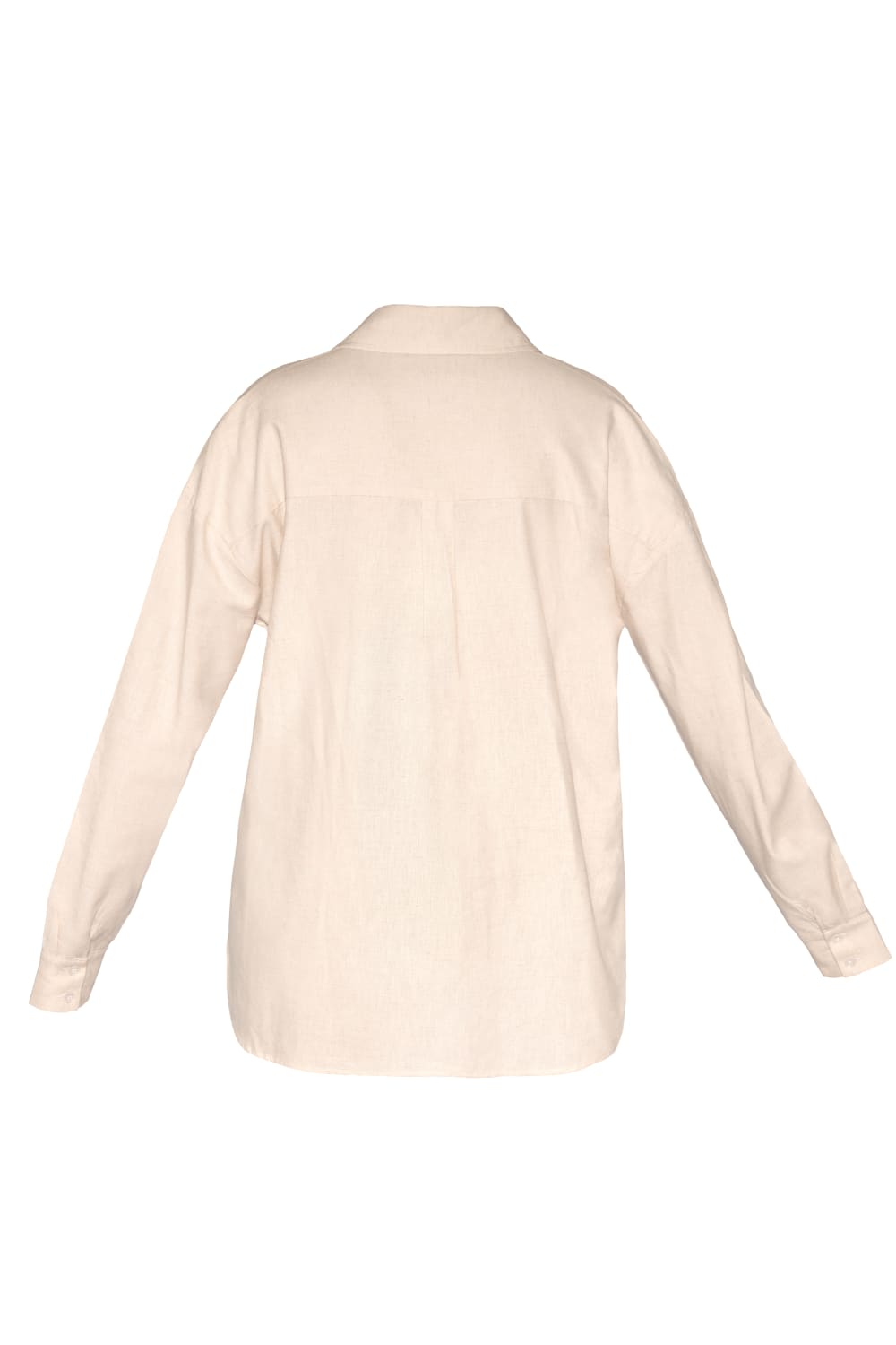 Kahshan-Beige 'signature' Linen Men Shirt-Gömlek-3-roqelvaxirum.shop