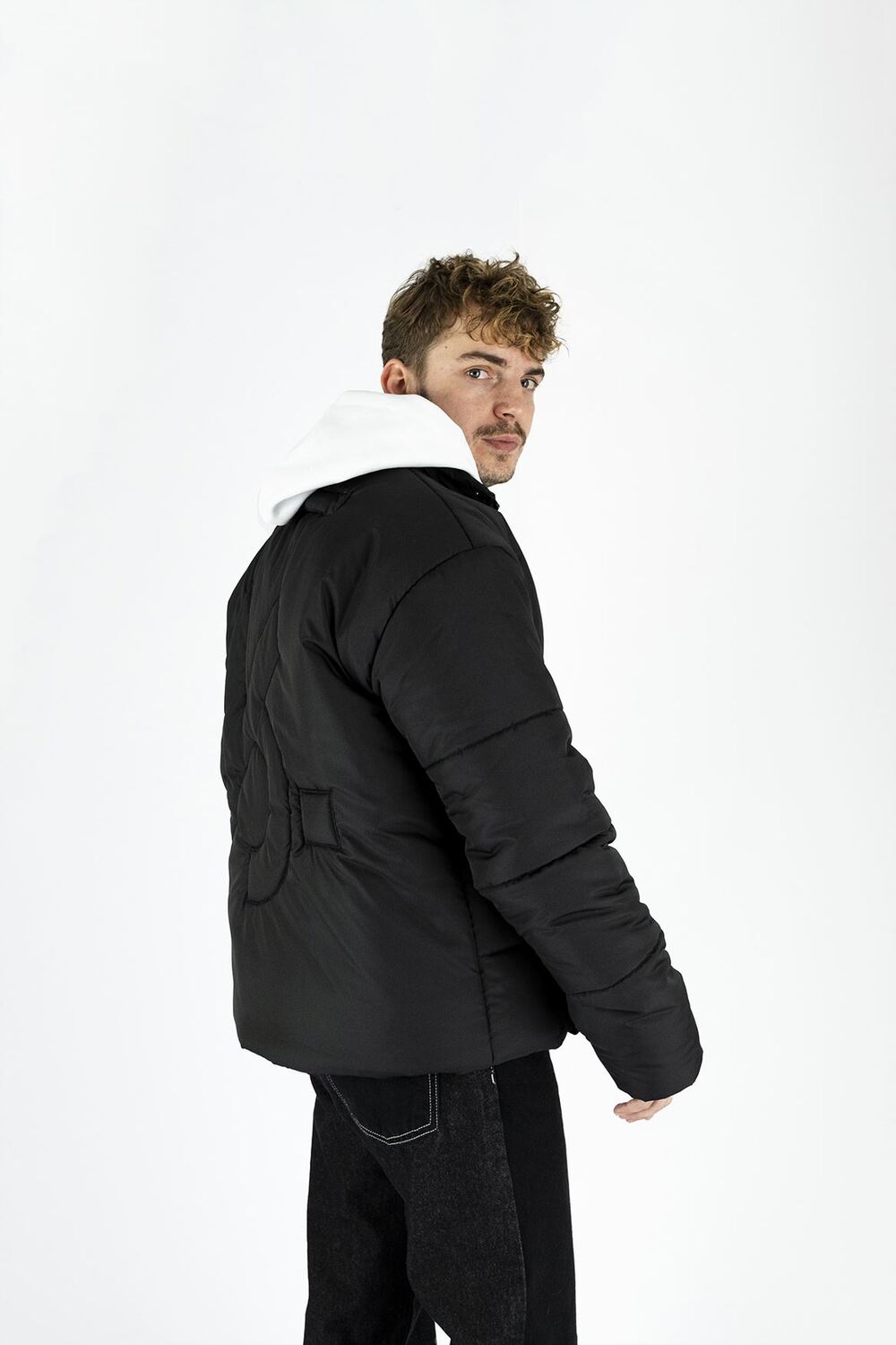 Kahshan-Black Puffer Mont-Mont-3-roqelvaxirum.shop