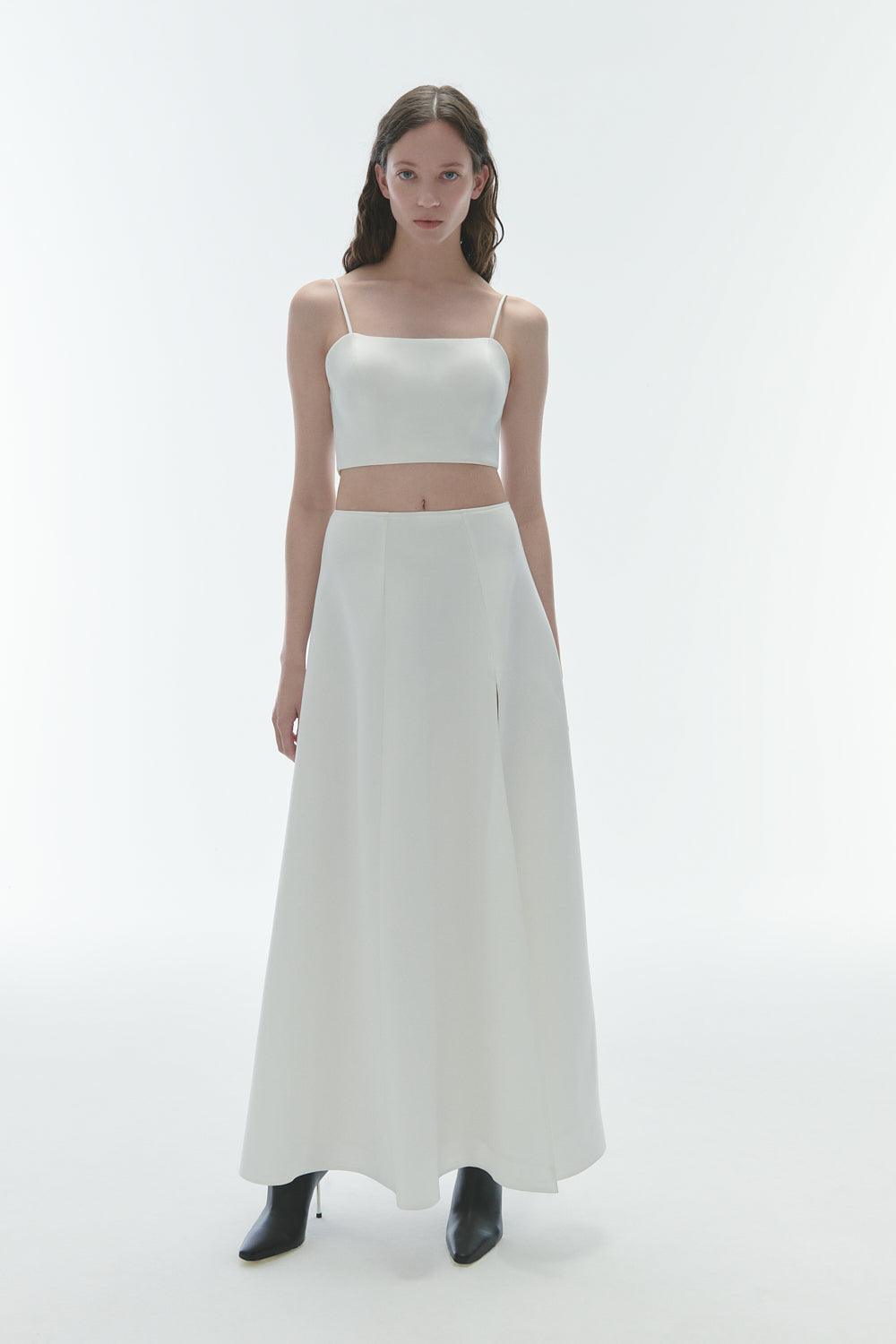 Karrla-Lally Long Skirt With Deep Slit-Etek-1-roqelvaxirum.shop