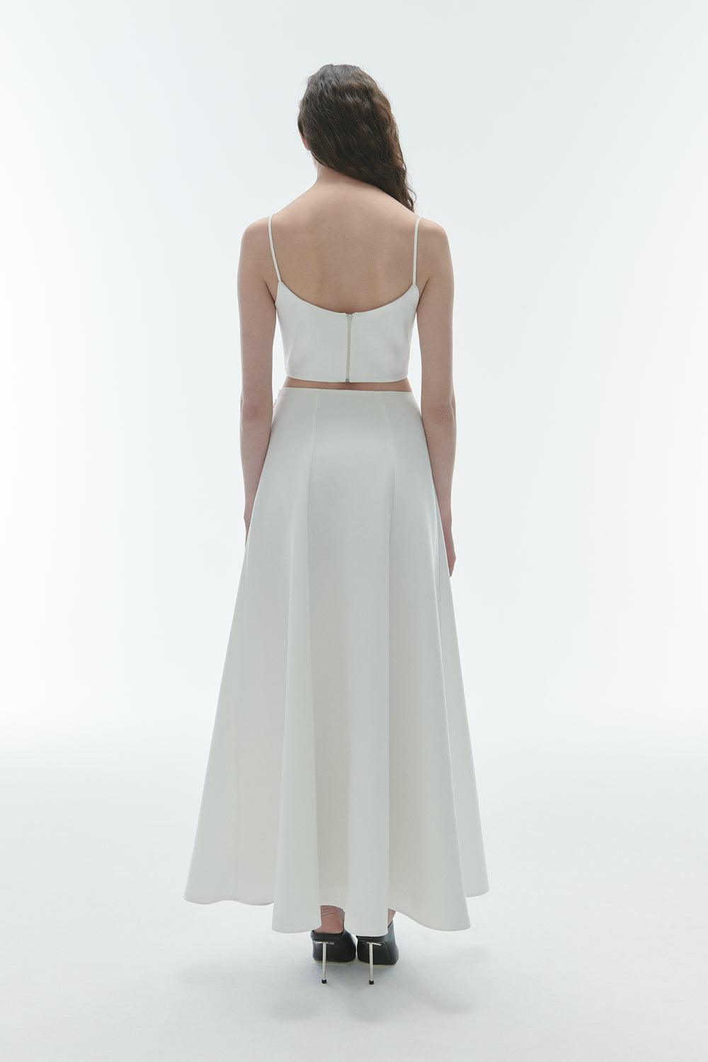 Karrla-Lally Long Skirt With Deep Slit-Etek-3-roqelvaxirum.shop