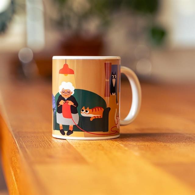 Kikkerland-Kikkerland Cat Lady Morph Mug Kupa-Kupa-5-roqelvaxirum.shop