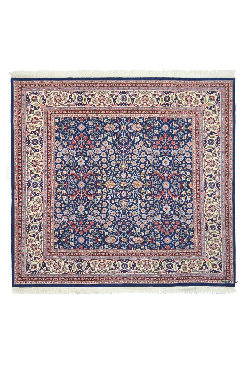 Yedi Dağın Çiçeği El Dokuma Kare Hereke Halısı 170x170 Cm (2.9 M²) - 0