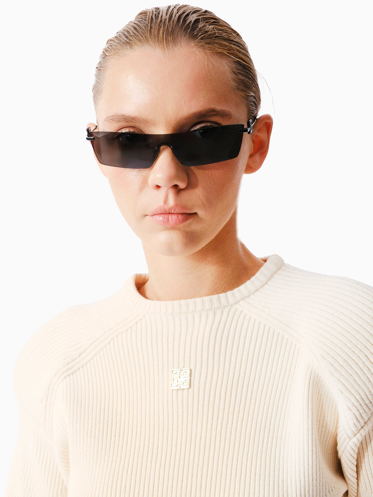 Kntlgy-Future Knit Bej Crop Kazak-Kazak & Triko-2-roqelvaxirum.shop