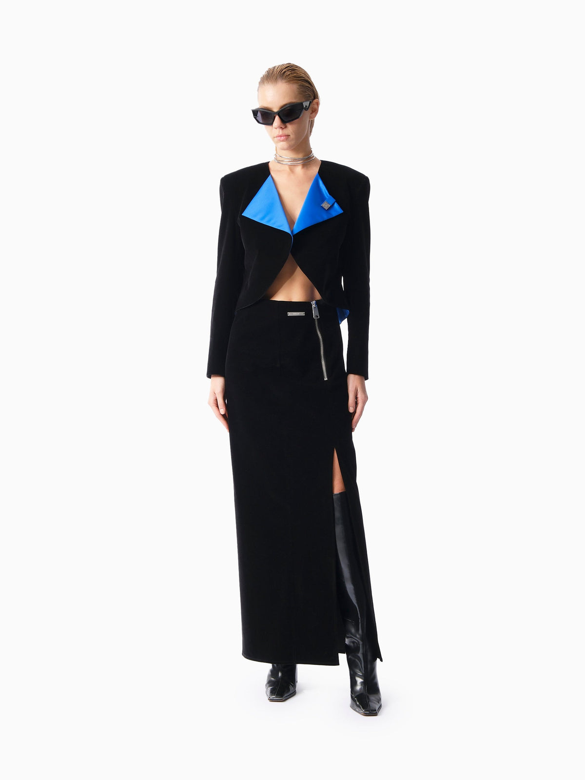 Kntlgy-Kadife Crop Blazer-Ceket-2-roqelvaxirum.shop