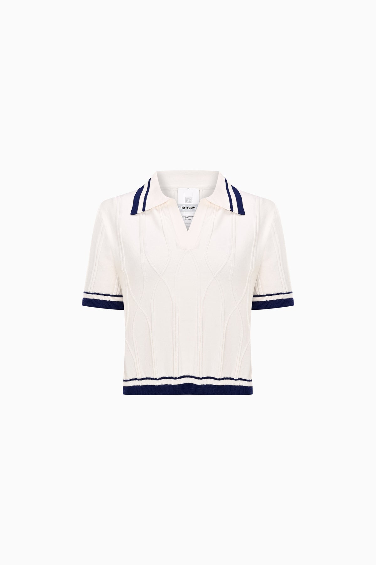 Kntlgy-Oxford Flow Polo Üst-Top-1-roqelvaxirum.shop