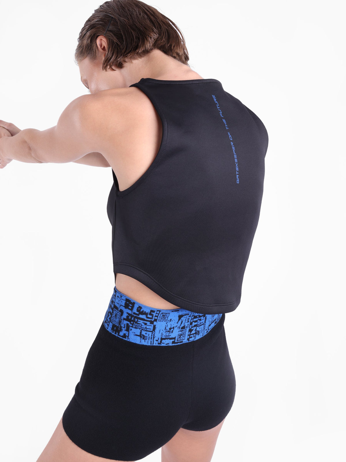 Kntlgy-X Edk Ai Baskılı Crop Üst-Crop Top-4-roqelvaxirum.shop
