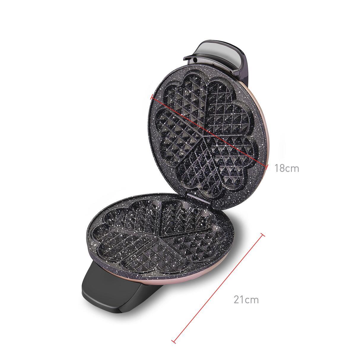 Korkmaz-A319-03 Mia Waffle Makinesi Rosegold-Waffle Makinesi-2-roqelvaxirum.shop