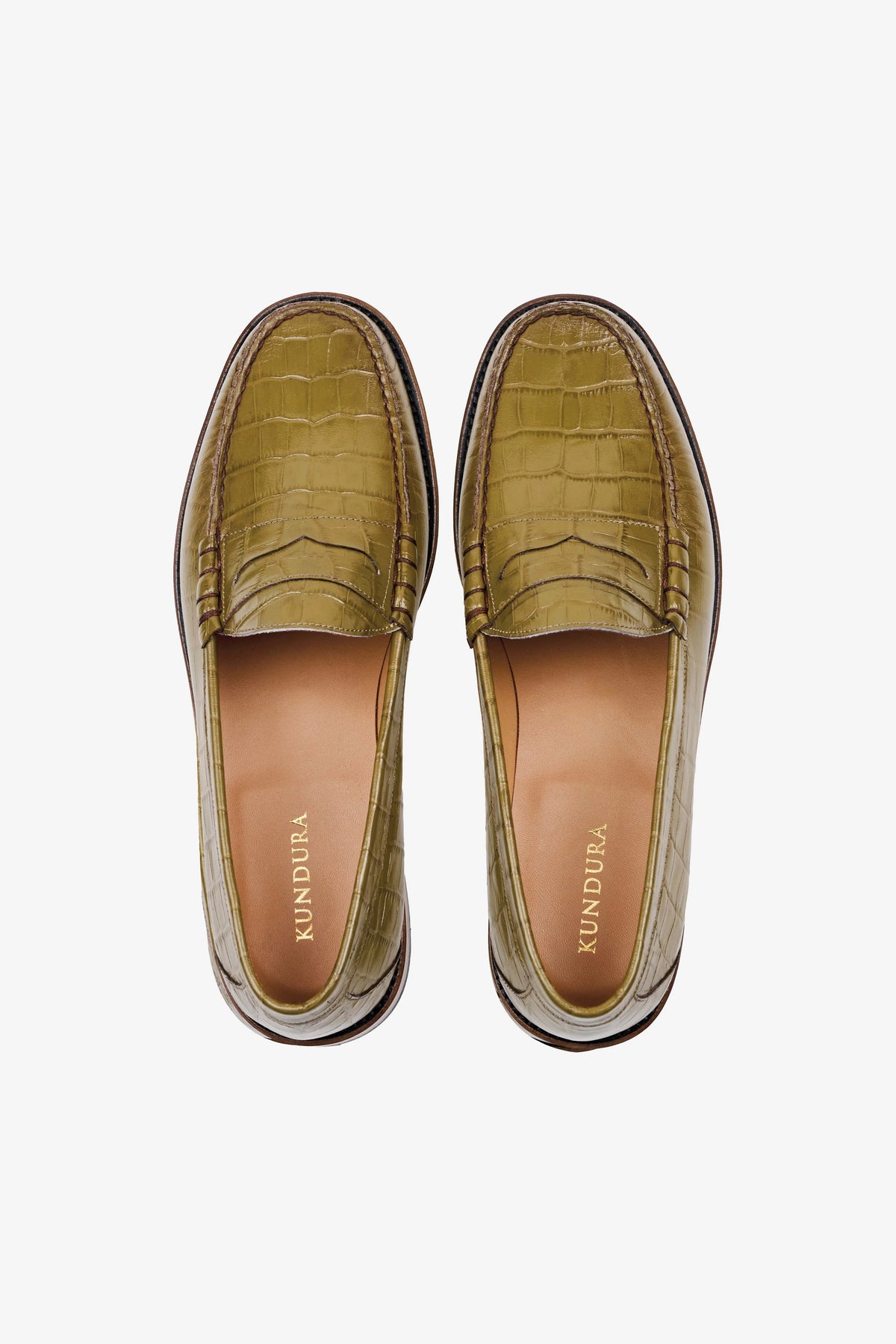 Crocodile Penny Loafer