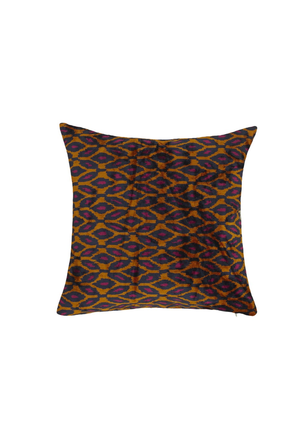 La Casa Antica-İpek Kadife İkat Yastık Kılıfı (50x50cm)-Yastık Kılıfı-1-roqelvaxirum.shop