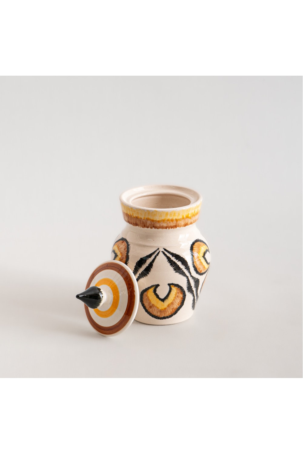 La Casa Antica-Seramik Vazo Chintamani Hardal 20cm-Vazo-2-roqelvaxirum.shop
