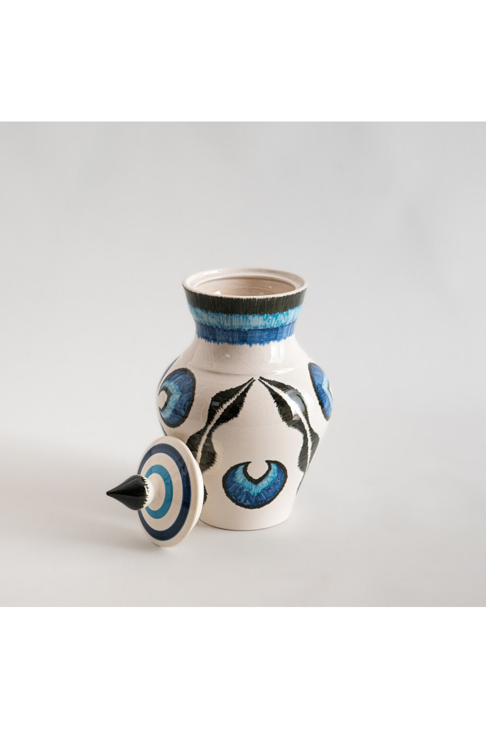 La Casa Antica-Seramik Vazo Chintamani Mavi 30cm-Vazo-2-roqelvaxirum.shop
