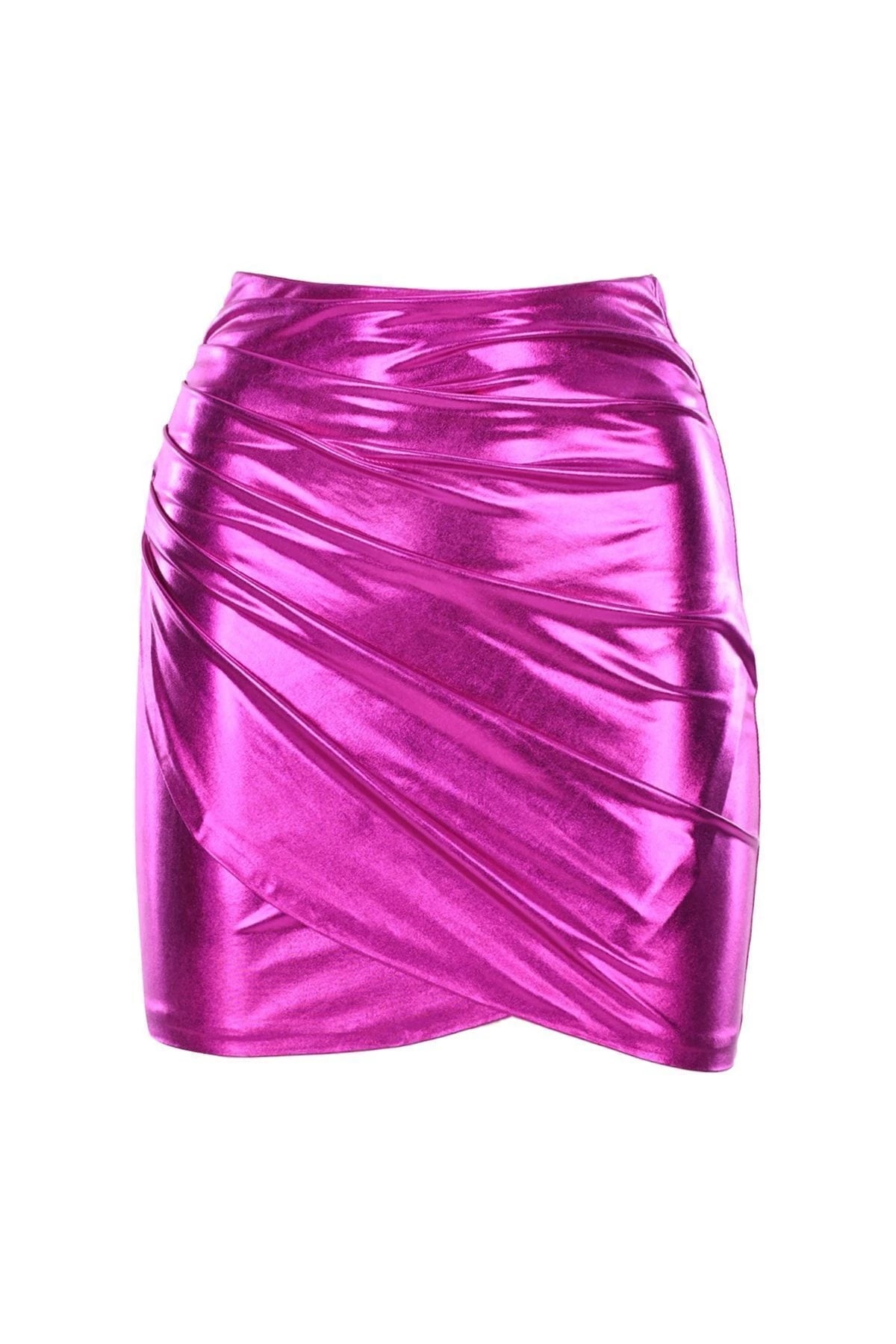 Shine Simli Parlak Mini Etek