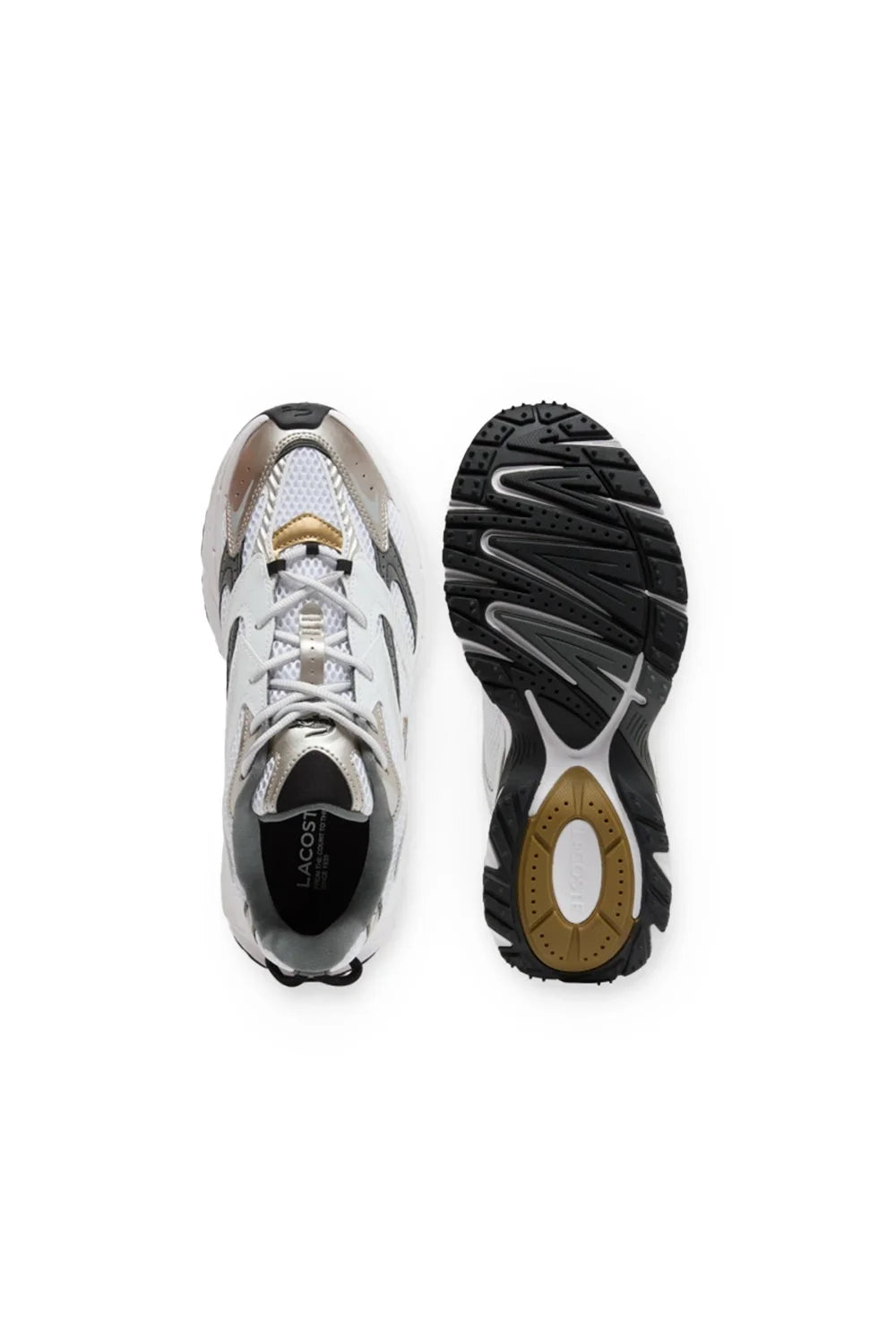 Lacoste-Neo Shot Erkek Gümüş Sneaker-Sneakers-4-roqelvaxirum.shop