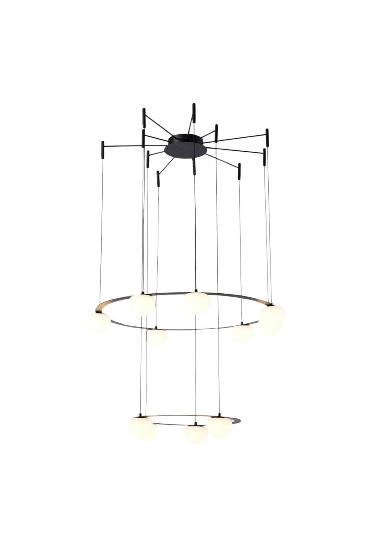 Lasttouch-2846 18 A Sonic 18'li Sarkıt Siyah-Avize-1-roqelvaxirum.shop