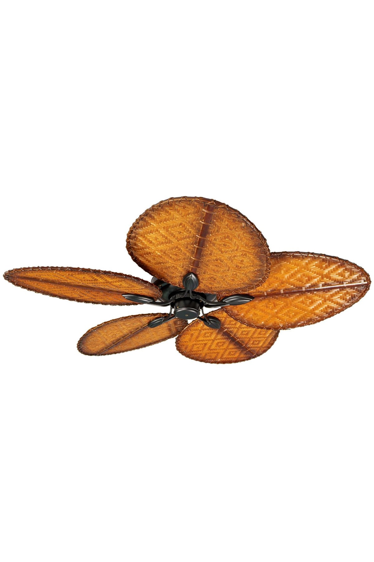 Lasttouch-Victor Tavan Vantilatörü, 132 Cm - 5 Kanatlı Rattan-Aydınlatmasız Tavan Vantilatörleri-1-roqelvaxirum.shop