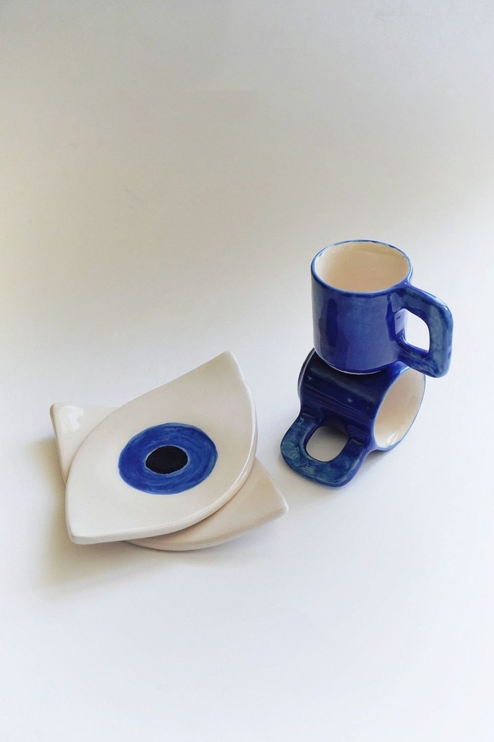Lattuga Ceramics-Mavi Göz Türk Kahvesi Fincanı-Bardak-2-roqelvaxirum.shop