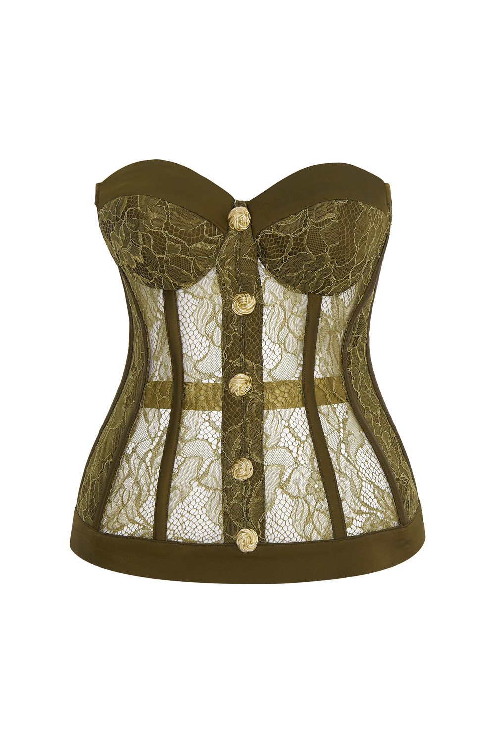 Le Reve-Lerevestudio Juliette Corset - Olive-Büstiyer-1-roqelvaxirum.shop