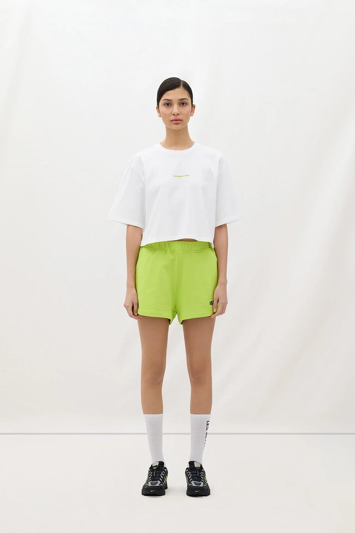 Les Benjamins-Crop Oversized Tee 022-Crop Top-3-roqelvaxirum.shop