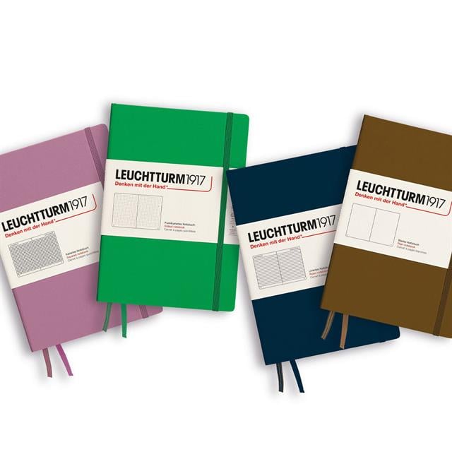 Leuchtturm 1917-2025 Colors Orta Boy (A5), Sert Kapak, 251 Sayfa, Kareli Defter Deep Sea 372191-Defter-4-roqelvaxirum.shop