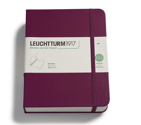 Leuchtturm 1917-Leuchtturm1917 Book Box Kitap Kutusu Port Red-Kitap Kutusu-1-roqelvaxirum.shop