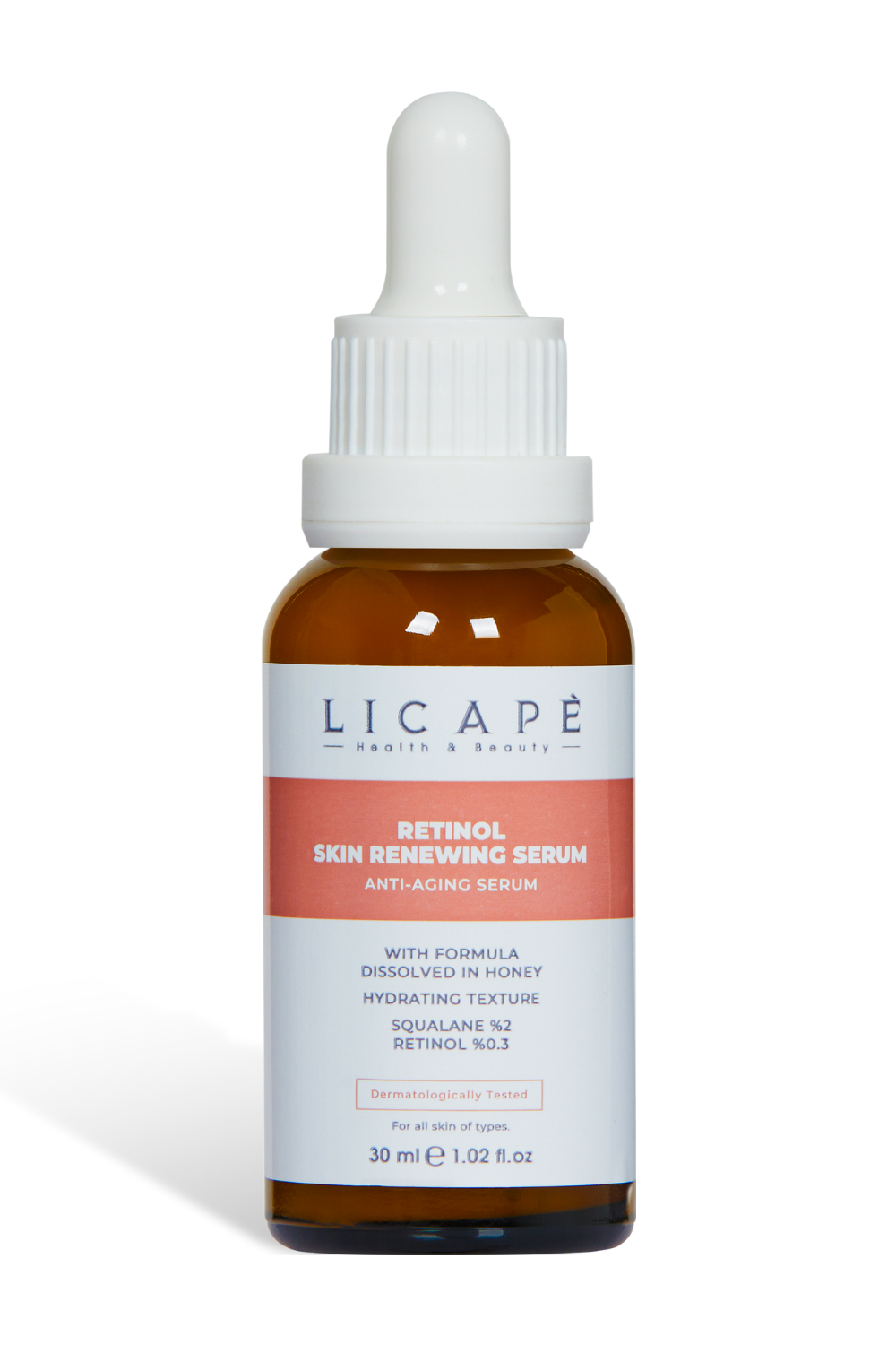 Licape-Cilt Yaşlanması Karşıtı Aydınlatıcı Retinol Serum 30ml-Cilt Serumu-1-roqelvaxirum.shop