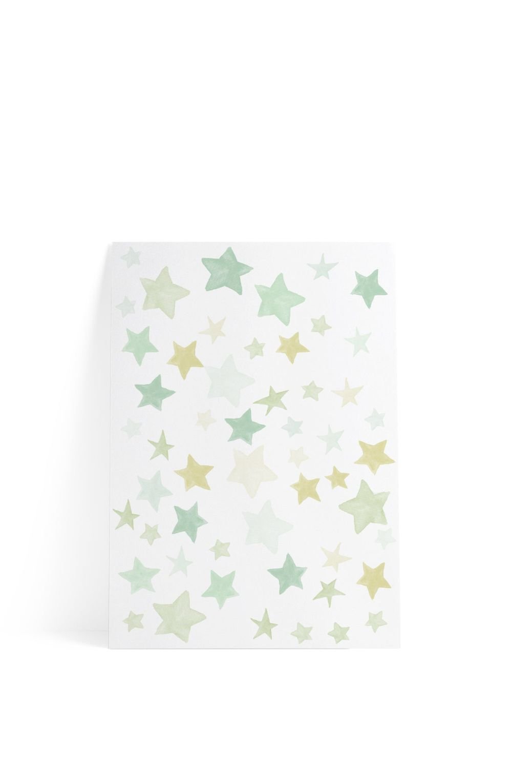 Lil'Gaea-Lime Yıldızlar Duvar Etiketi-Duvar Dekorları-1-roqelvaxirum.shop