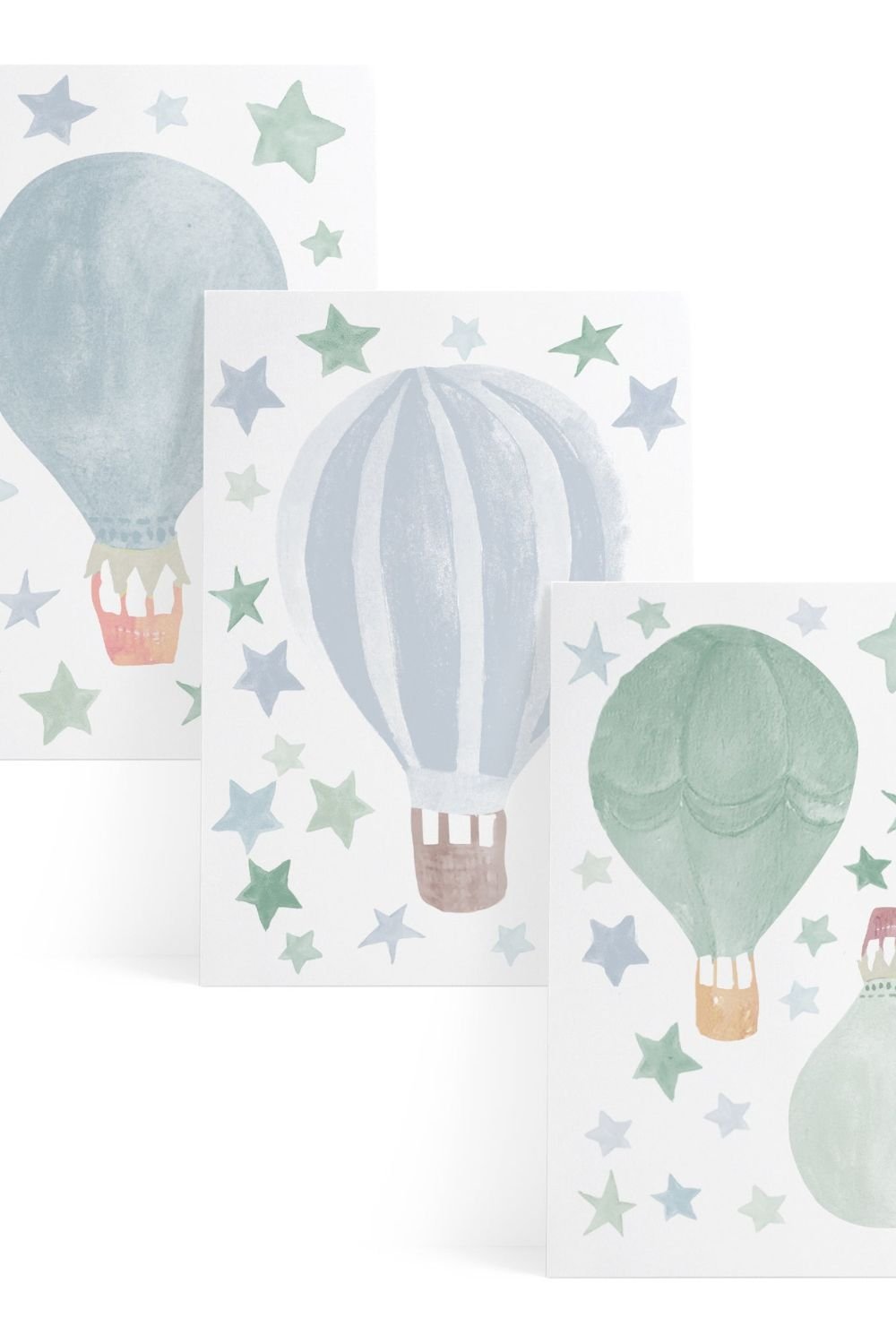 Lil'Gaea-Suluboya Balon & Yıldız Dandelion Duvar Etiketi-Duvar Dekorları-1-roqelvaxirum.shop