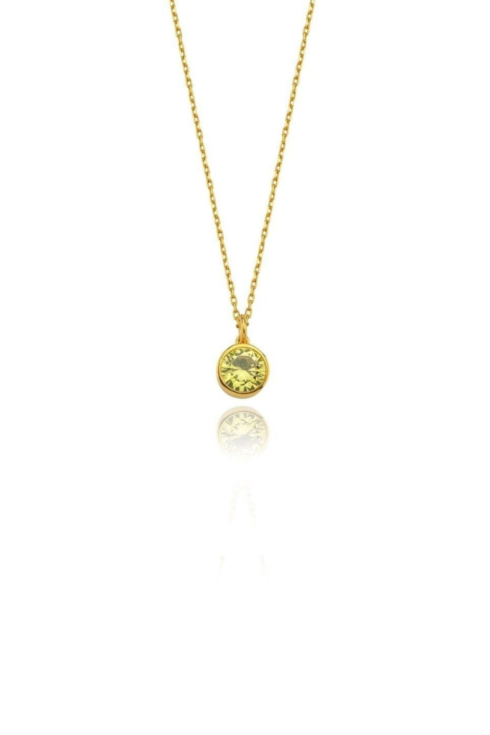 Linya Jewellery-Cosmic Zincirli Burç Kolye Sarı-Kolye-1-roqelvaxirum.shop