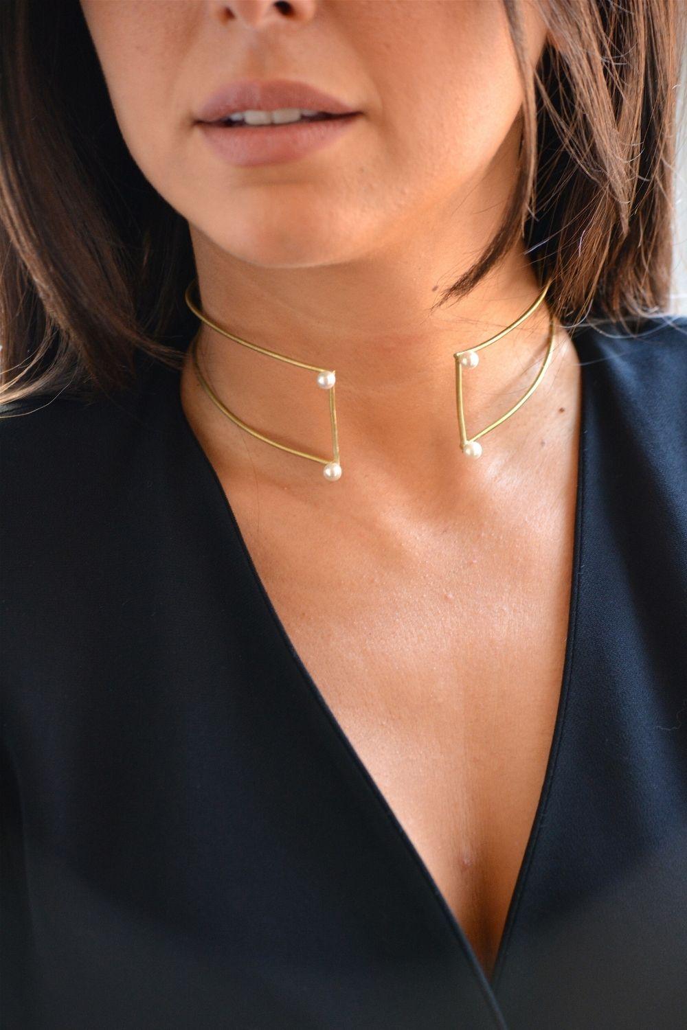 Linya Jewellery-İnci Choker-Kolye-2-roqelvaxirum.shop