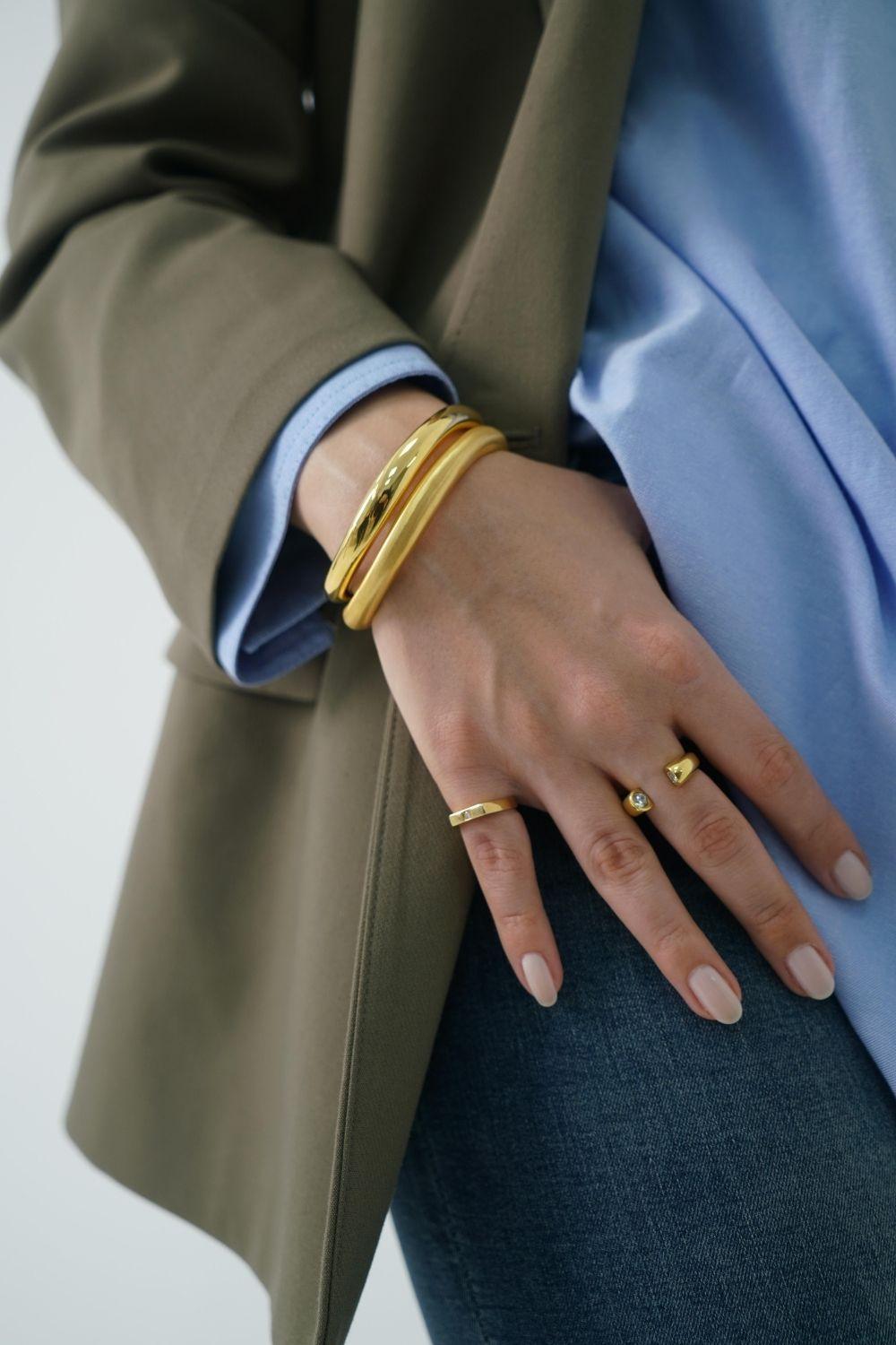 Linya Jewellery-Maya Serçe Parmak Yüzüğü Gold-Yüzük-2-roqelvaxirum.shop