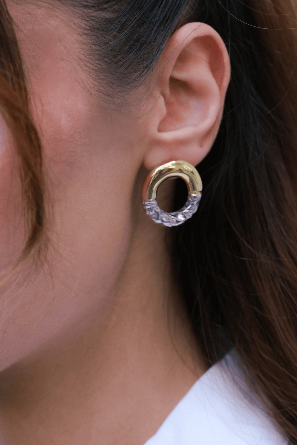 Linya Jewellery-Rety Çift Renk Oval Küpe-Küpe-4-roqelvaxirum.shop