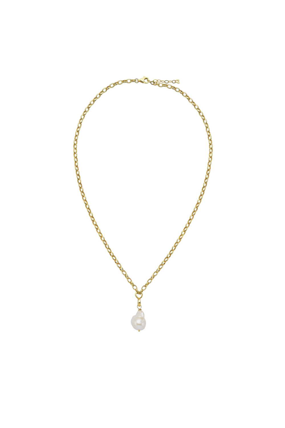 Linya Jewellery-Tapy Barok İnci Kalın Zincir Kolye-Kolye-5-roqelvaxirum.shop