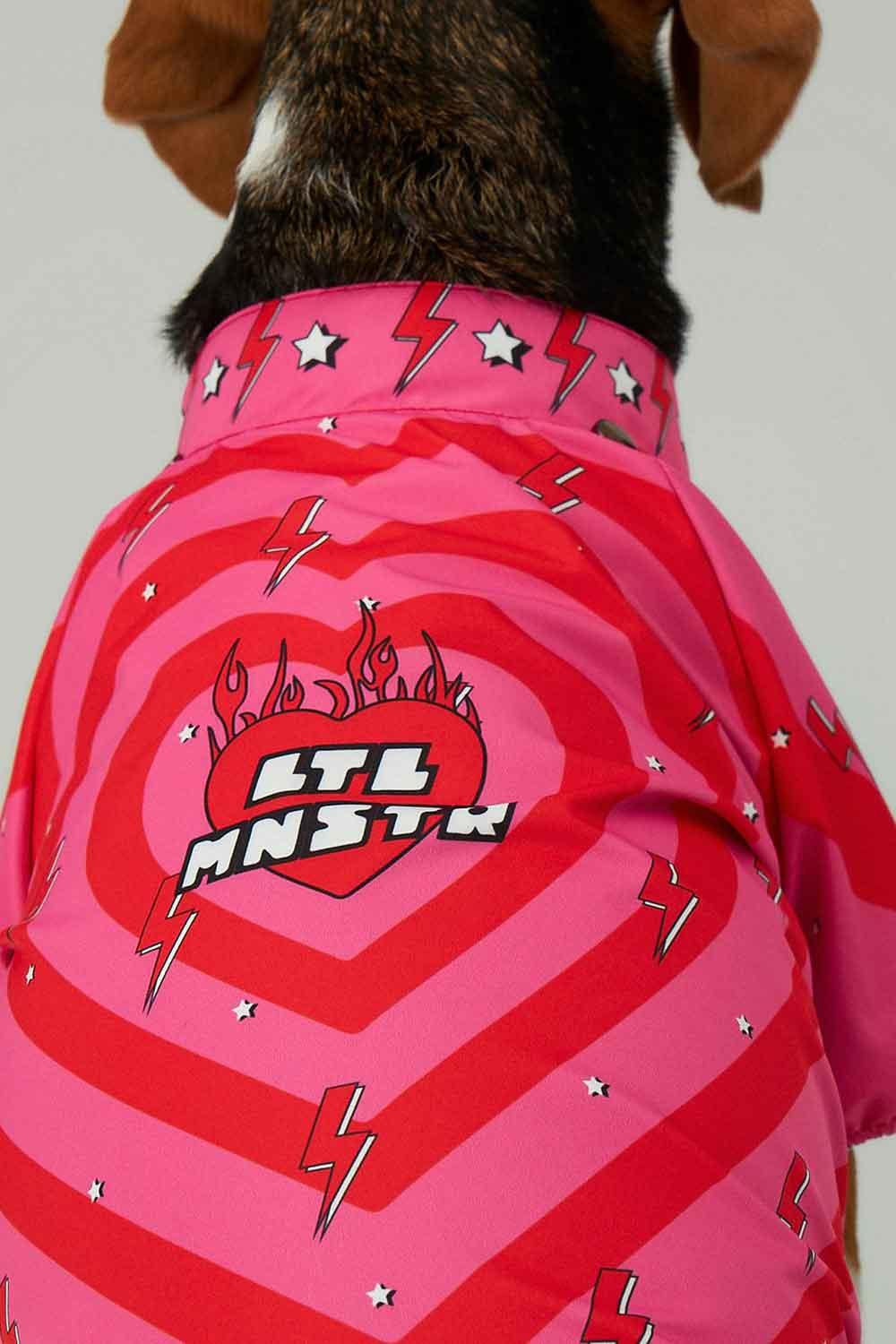 Little Monsters-Heart On Fire Yağmurluk-Köpek-6-roqelvaxirum.shop