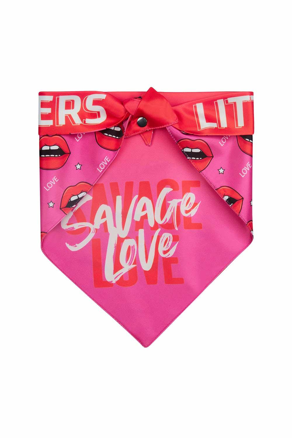 Little Monsters-Savage Love Bandana-Köpek-3-roqelvaxirum.shop