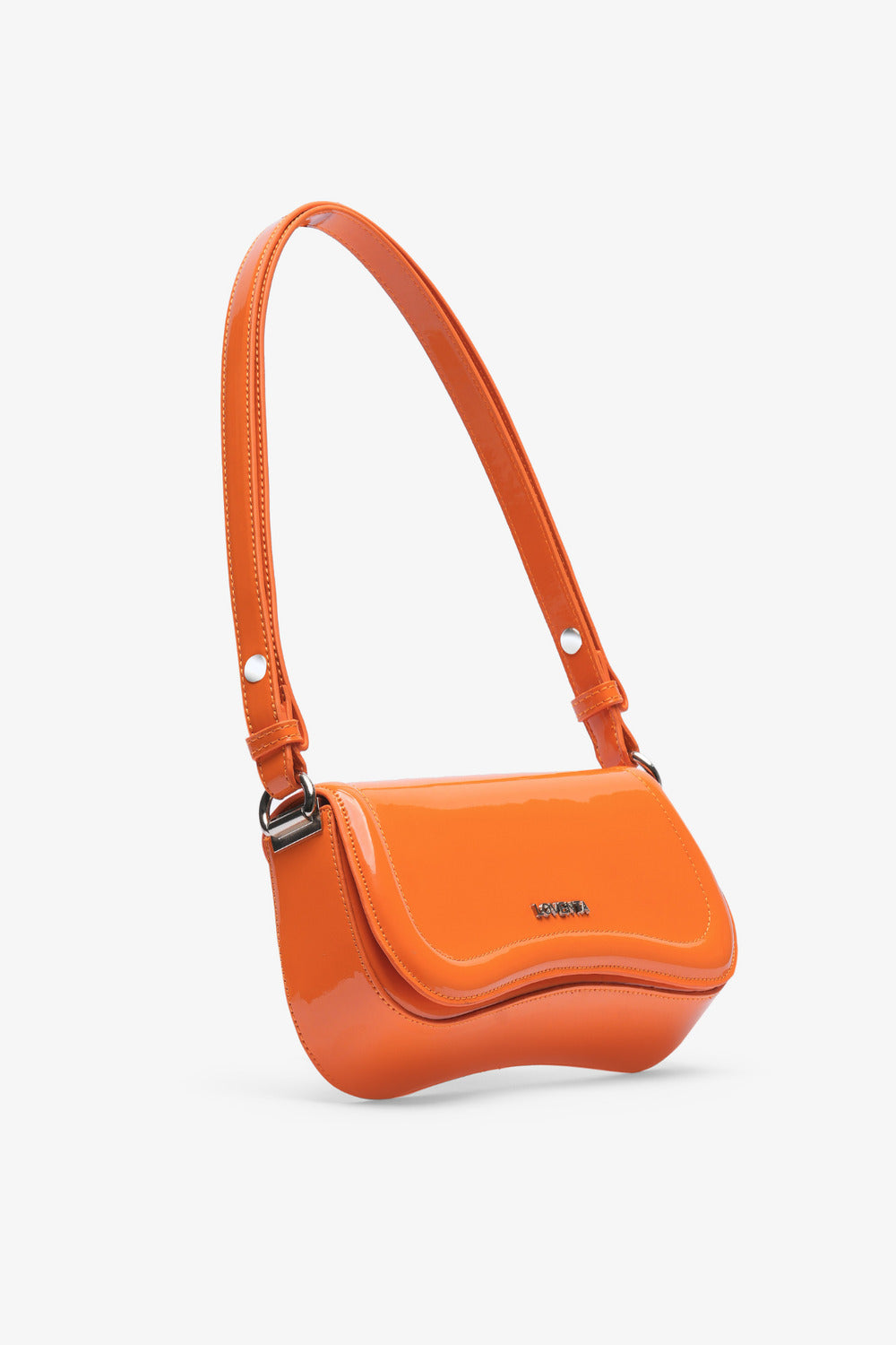Loventa-Ayarlanabilir Askılı Baget Çanta Turuncu Hera-Omuz Çantası-2-roqelvaxirum.shop