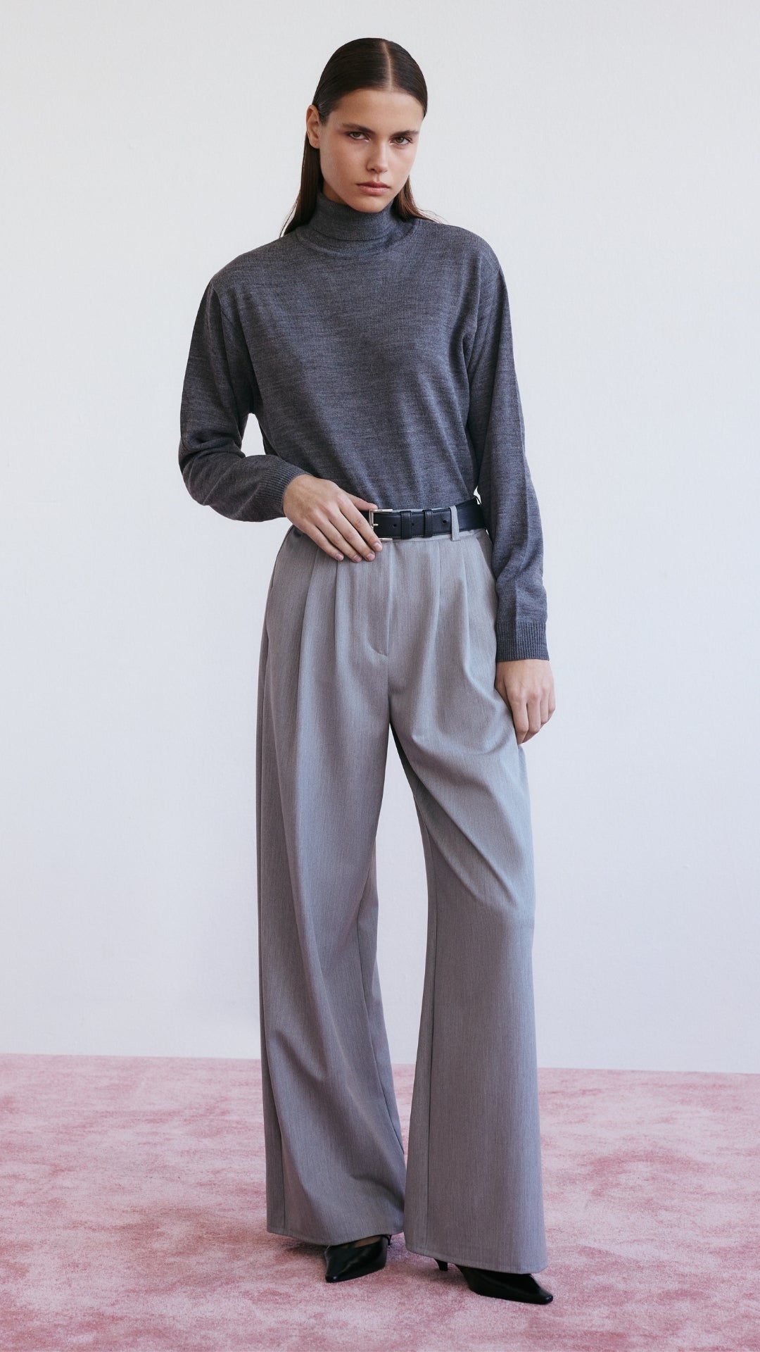 Lucentie-Minn Grey Pants-Kumaş Pantolon-1-roqelvaxirum.shop
