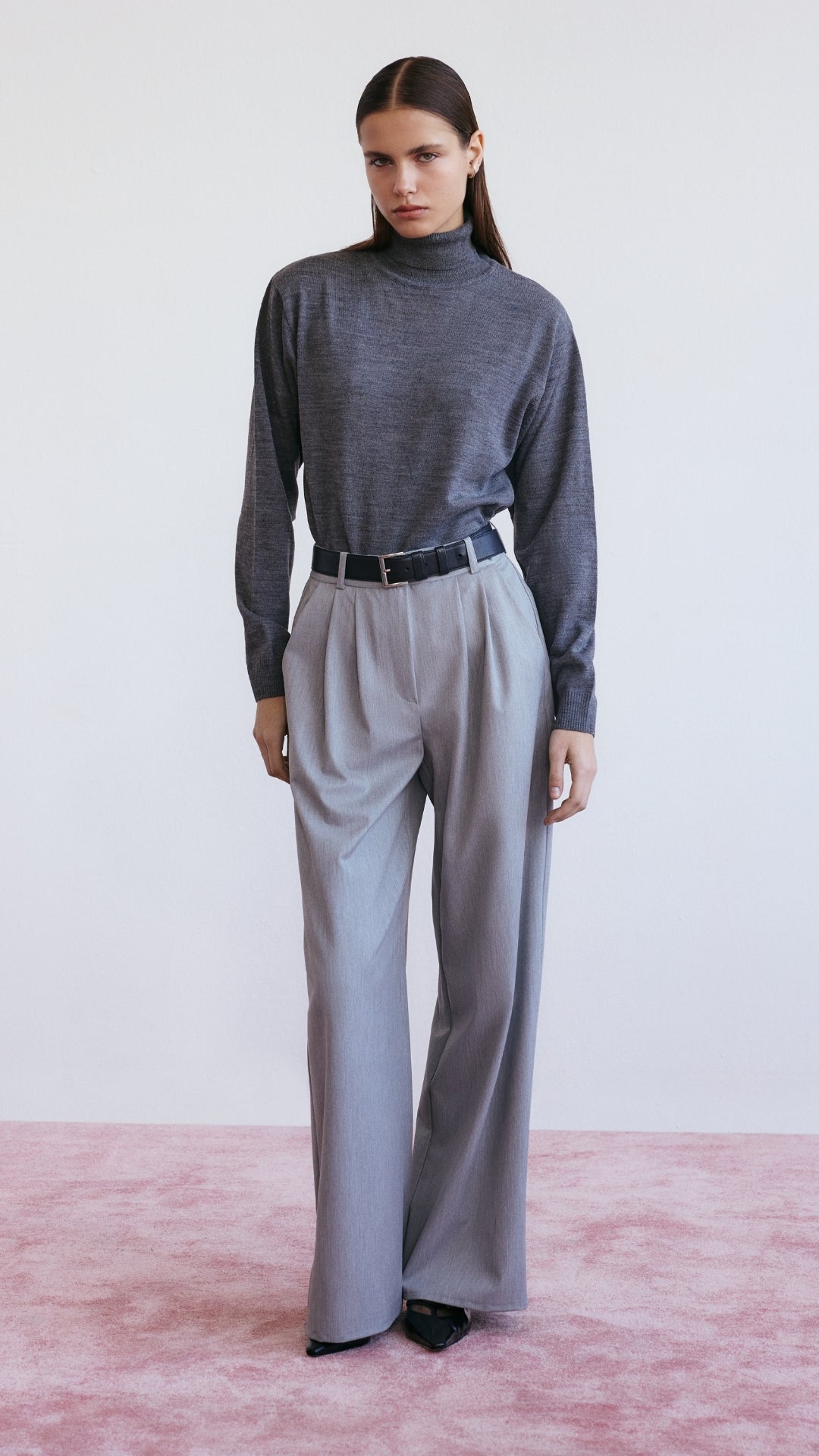 Lucentie-Minn Grey Pants-Kumaş Pantolon-2-roqelvaxirum.shop