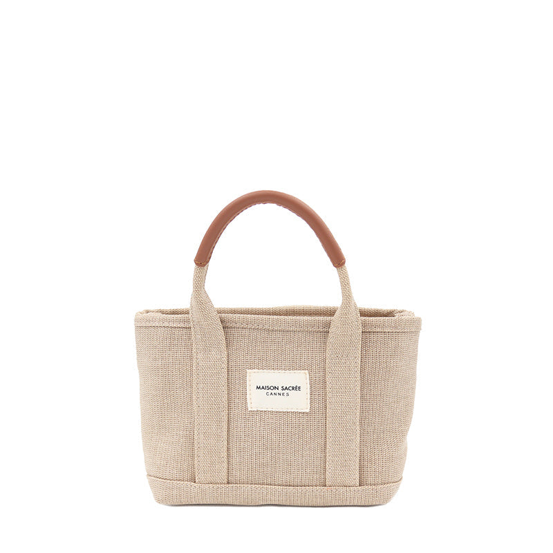 Maison Sacrée-Miramar Brown Extra Mini Shoulder Bag-Omuz Çantası-1-roqelvaxirum.shop