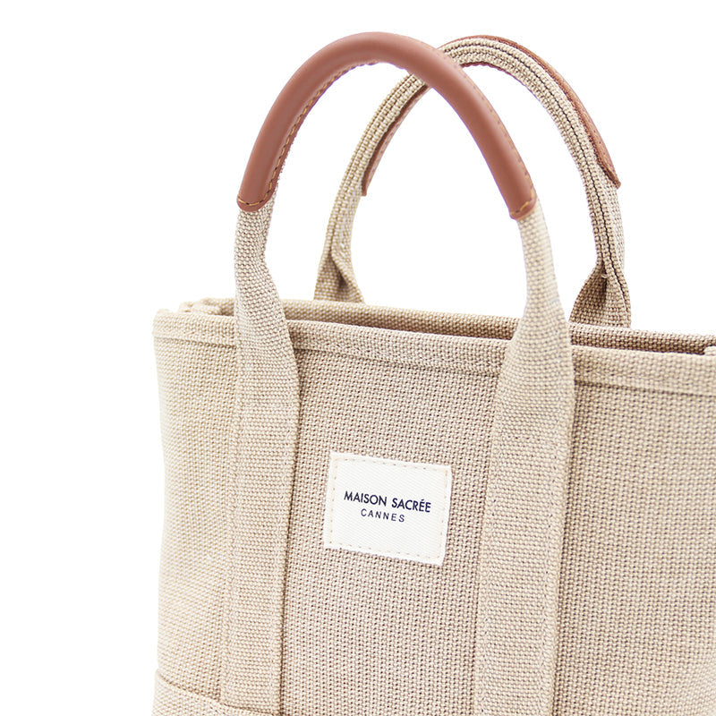 Maison Sacrée-Miramar Brown Extra Mini Shoulder Bag-Omuz Çantası-4-roqelvaxirum.shop