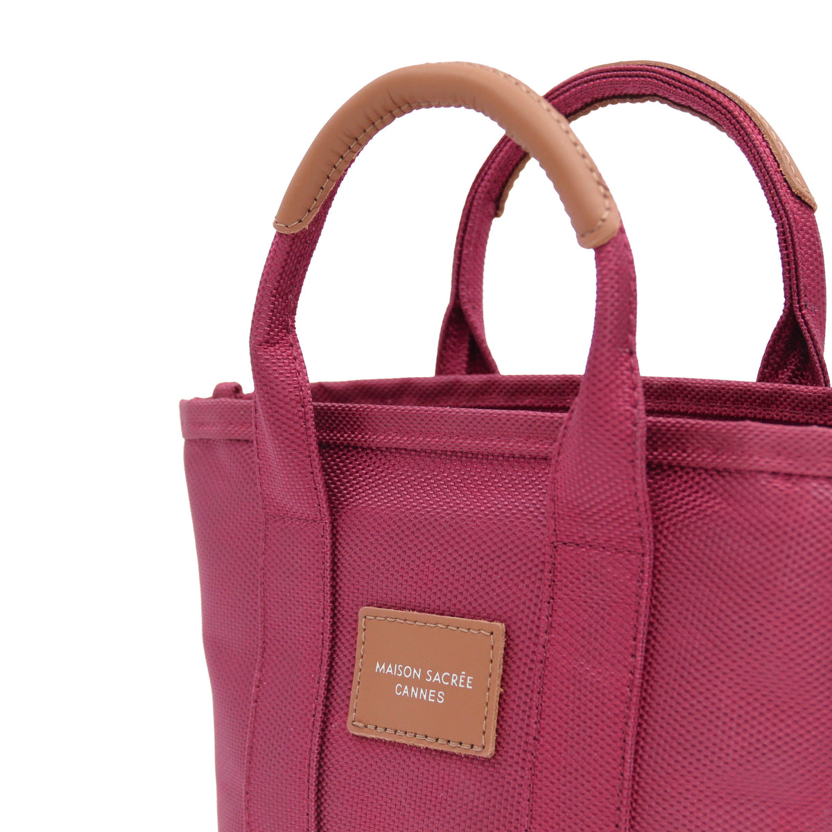 Maison Sacrée-Miramar Winter Bordo Extra Mini Kol Çantası-Omuz Çantası-3-roqelvaxirum.shop