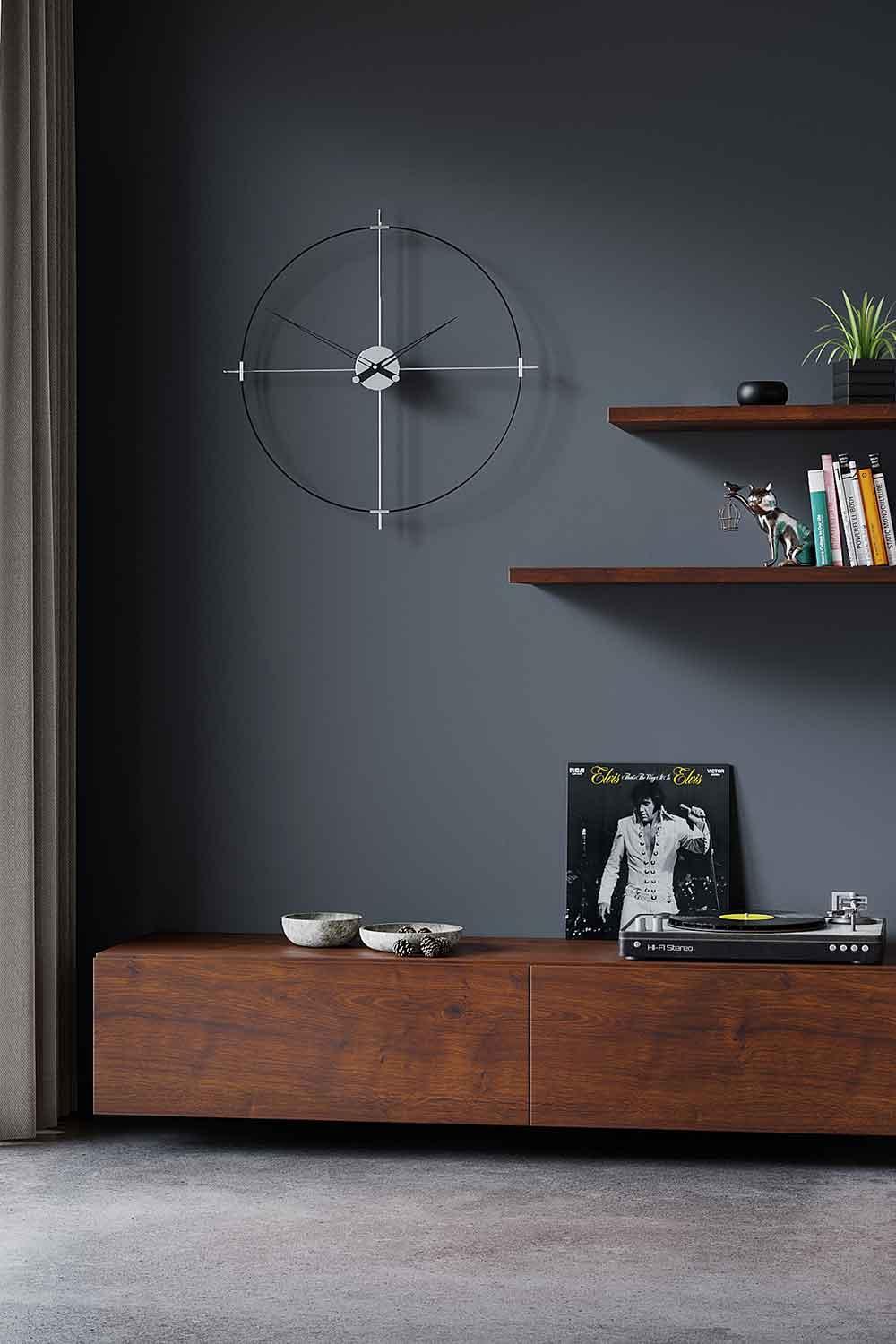 Mclocks-Eternal 60 Silver Dekoratif Duvar Saati-Duvar Saati-1-roqelvaxirum.shop