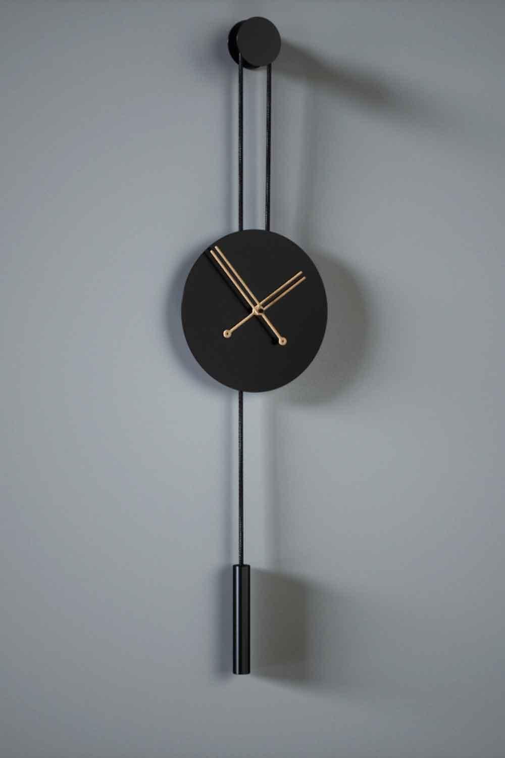Mclocks-Serenity 30 siyah Dekoratif duvar saati-Duvar Saati-1-roqelvaxirum.shop