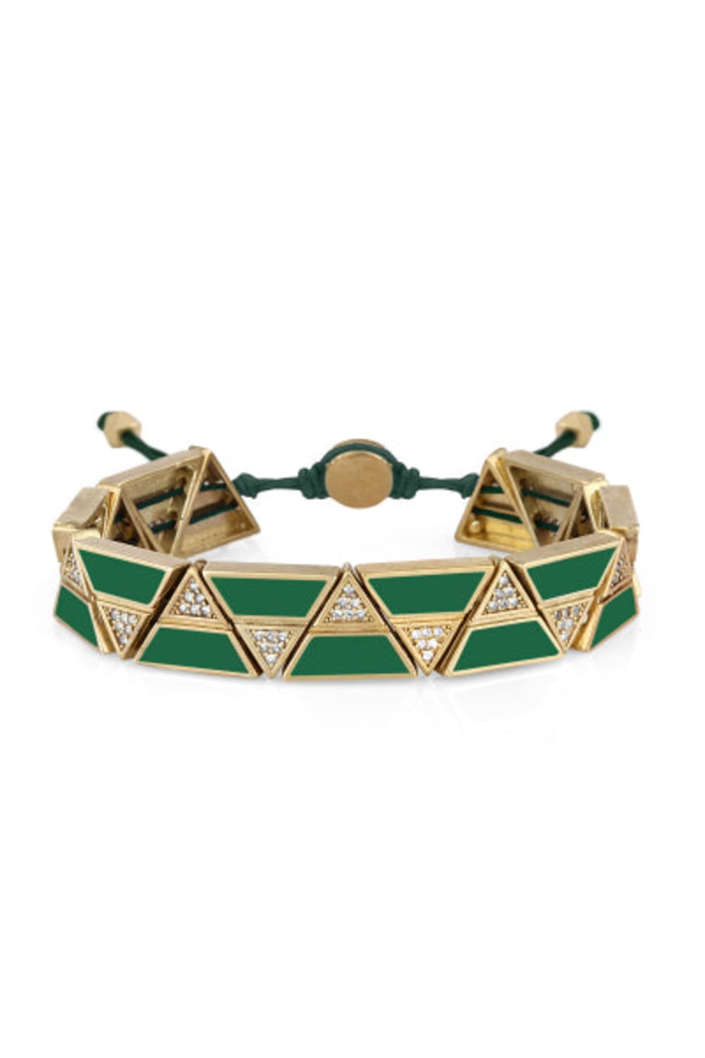 Melon-Gold Green Zigzag Bileklik-Bileklik-1-roqelvaxirum.shop